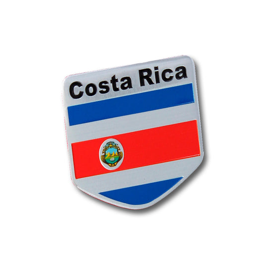 Sticker metal Costa Rica Flag image 0