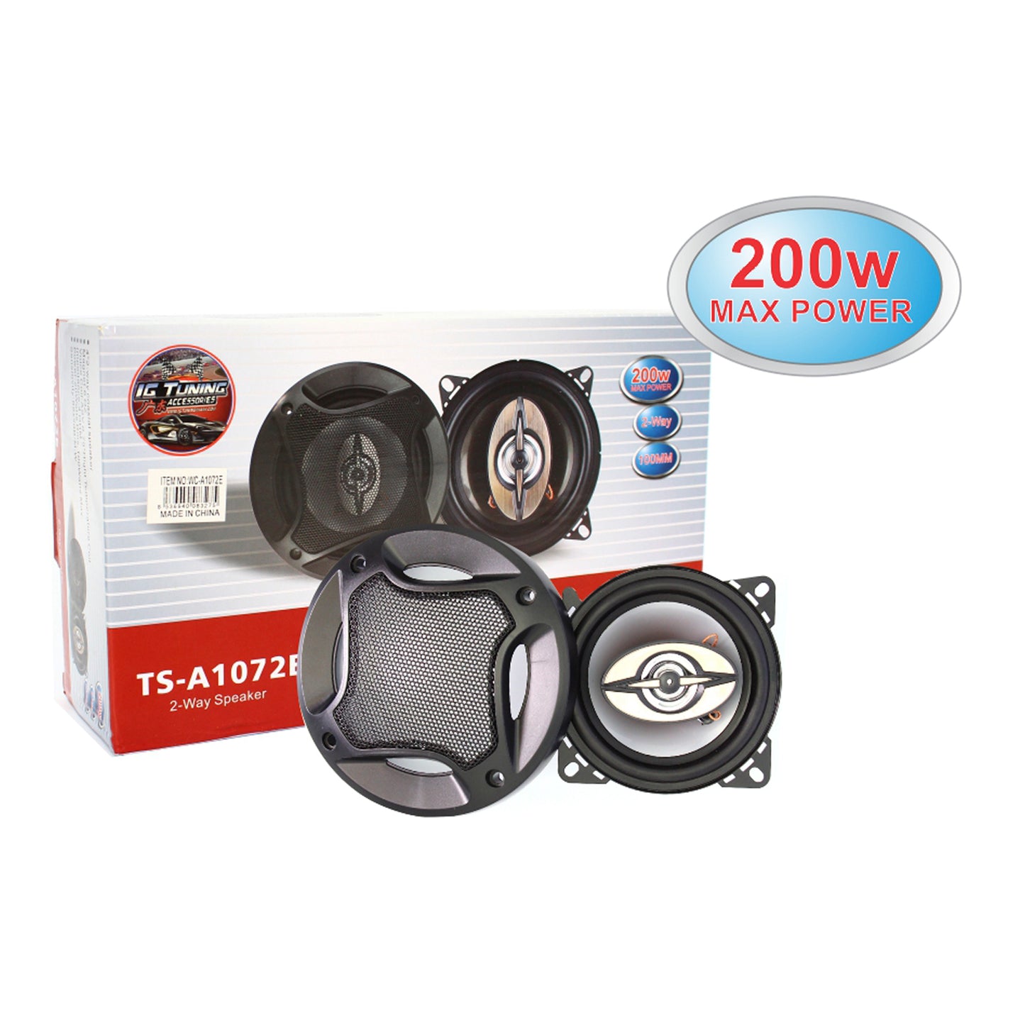 Speakers 4" 200W 2 Pcs image 0