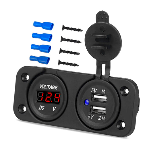 Power Outlet Input with Voltmeter image 0