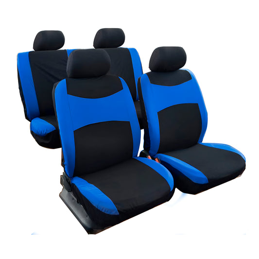 Seat Cover Kit Black-Blue image 0