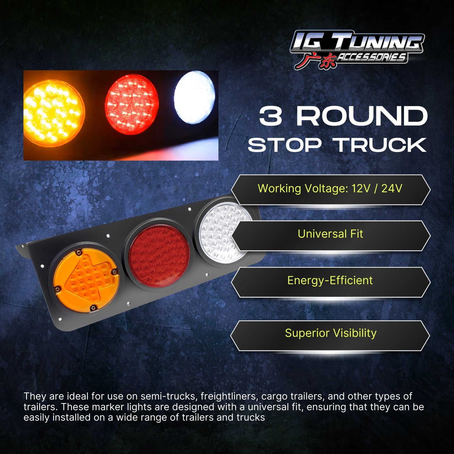 Stop Led Large Arrow 2 Pcs image 2