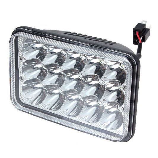 4X6" 15 LED universal Headlight 1 pcs image 0