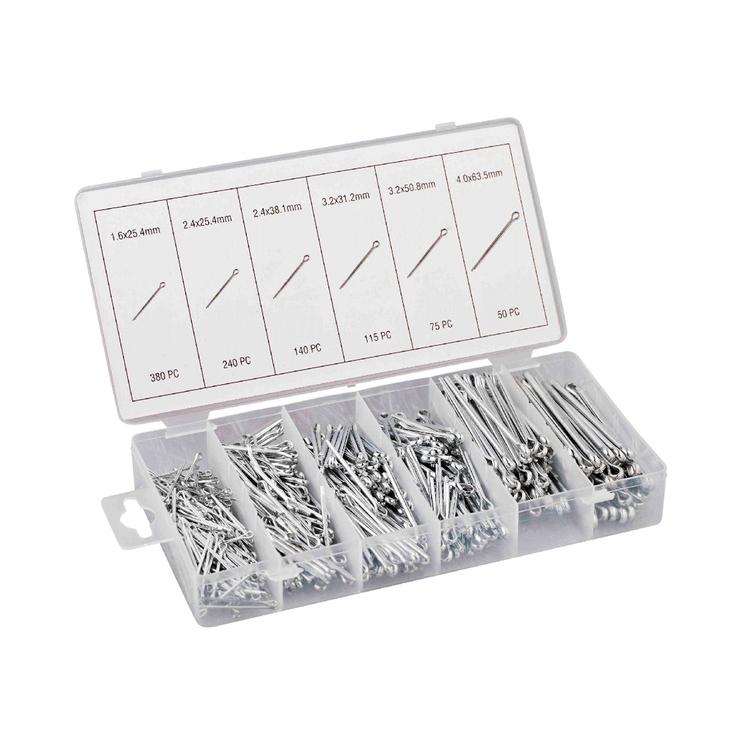 Cotter Pin assorted 555 pcs image 0