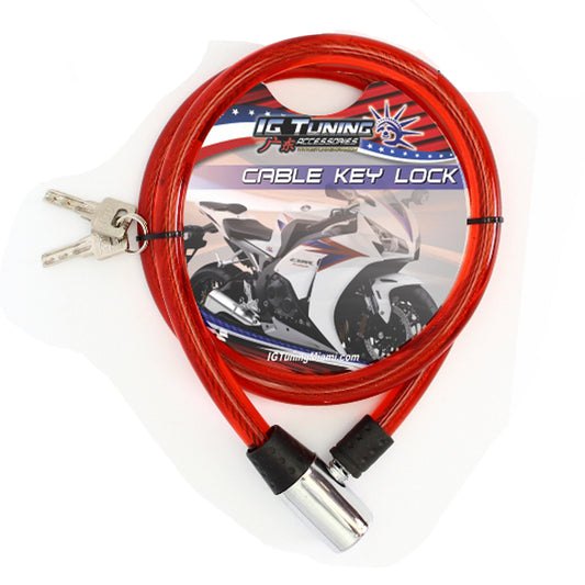 Motorcycle Cable Lock 15mm x 100 cms image 0