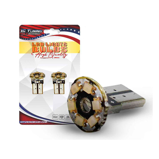 T10 Circular 6 LED Red 2 pcs image 0