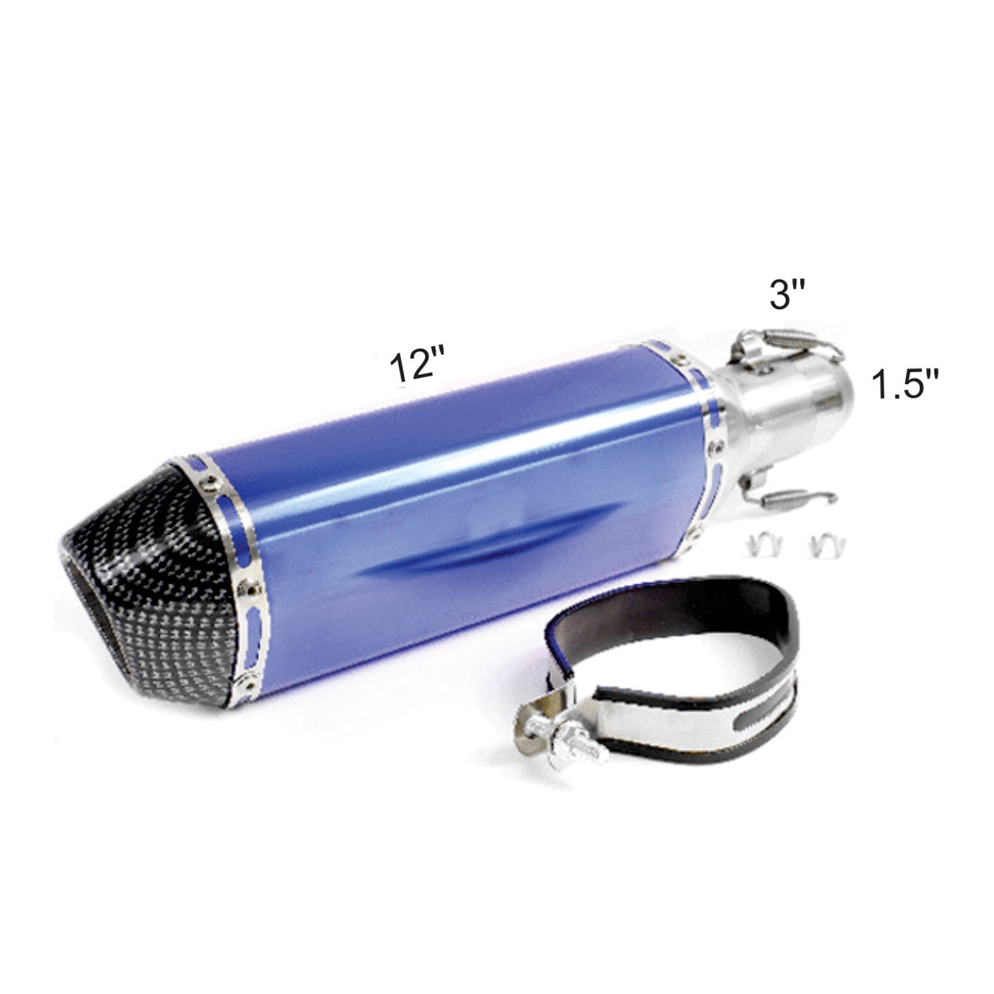 Muffler Moto Blue image 0