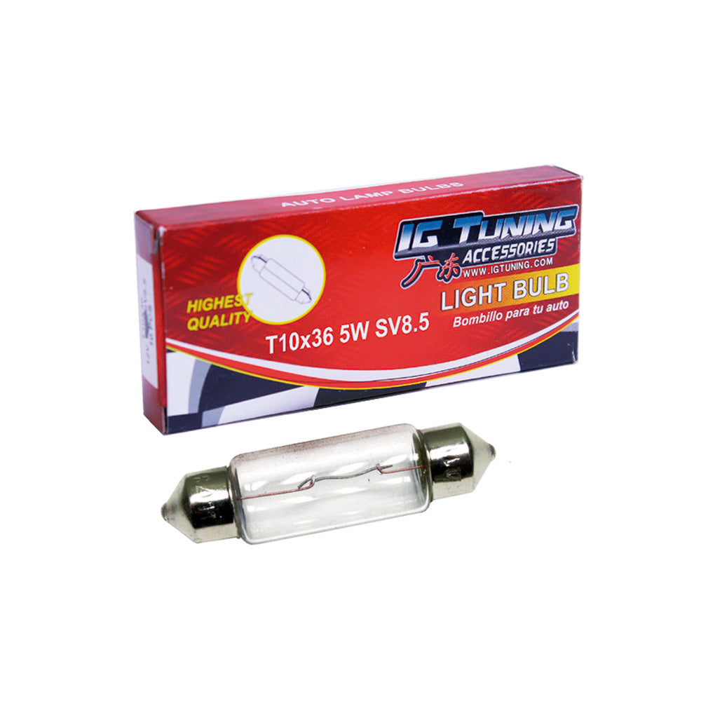 Dome Light Bulb T10x36 10 pcs image 0