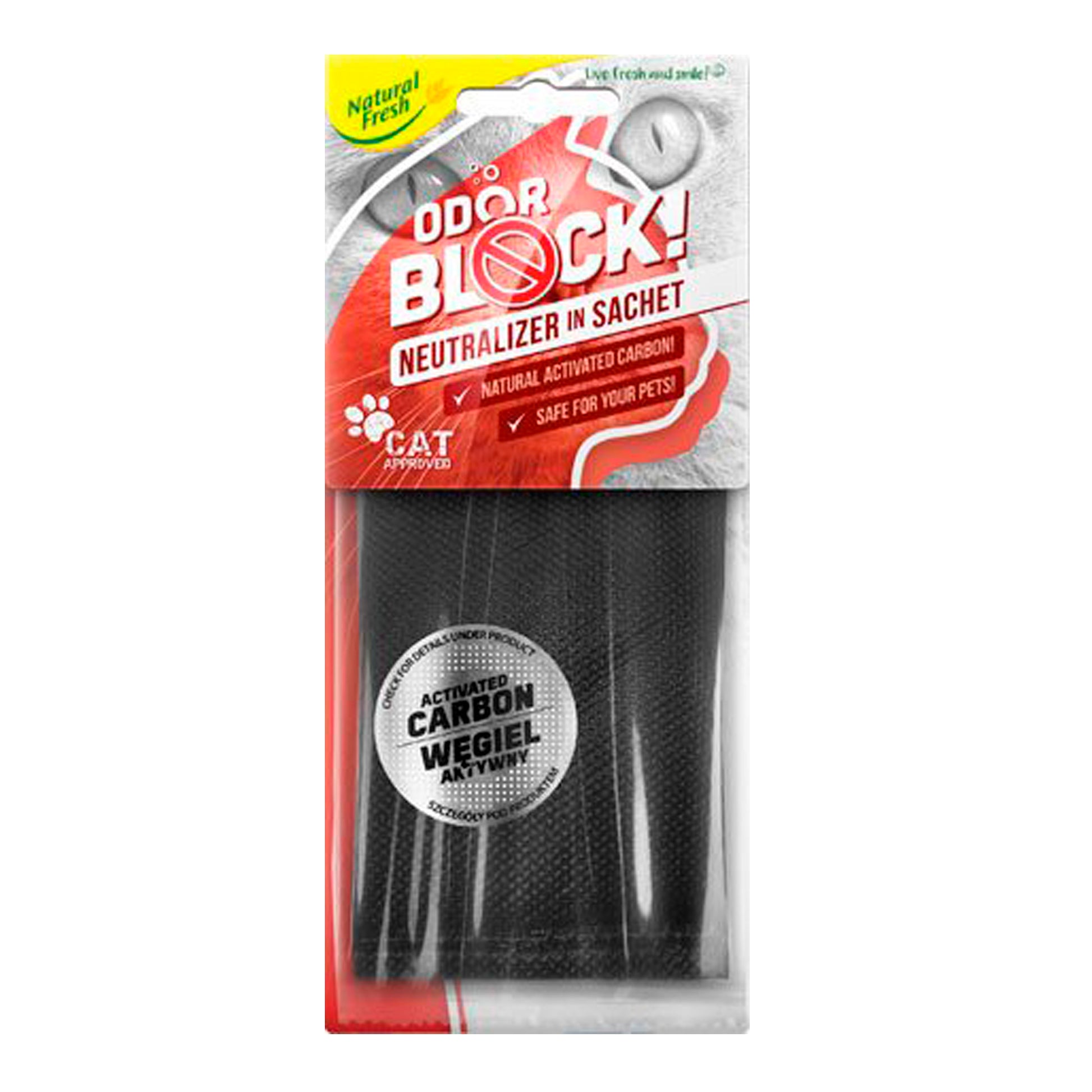 Odor Block Carbon Sachet Cat image 0