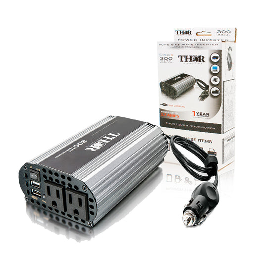 Power Inverter 12v to 110v 300 W THOR image 0