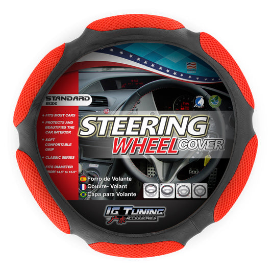 Steering Wheel Cover With Sponge in Red image 0