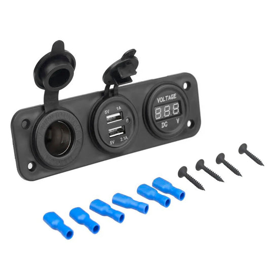 USB Lighter and Voltmeter Panel image 0