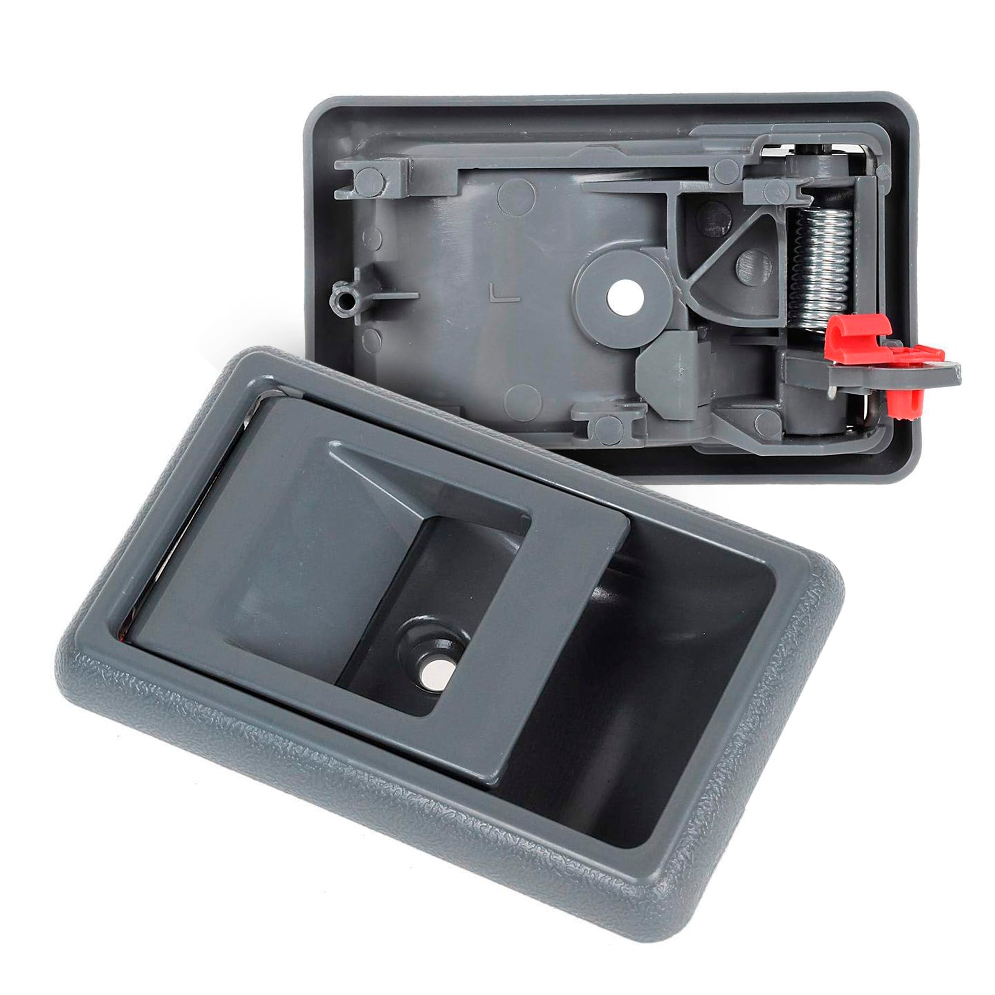 Plastic Handle Car Door Gray 1 pcs image 0