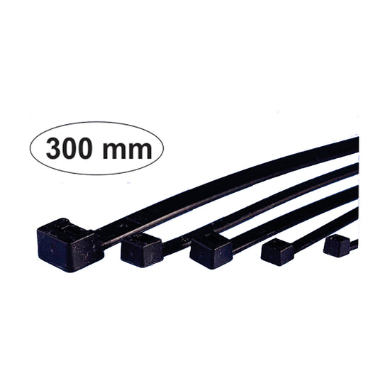 300Mm Black Pl. Tie Wrap image 0