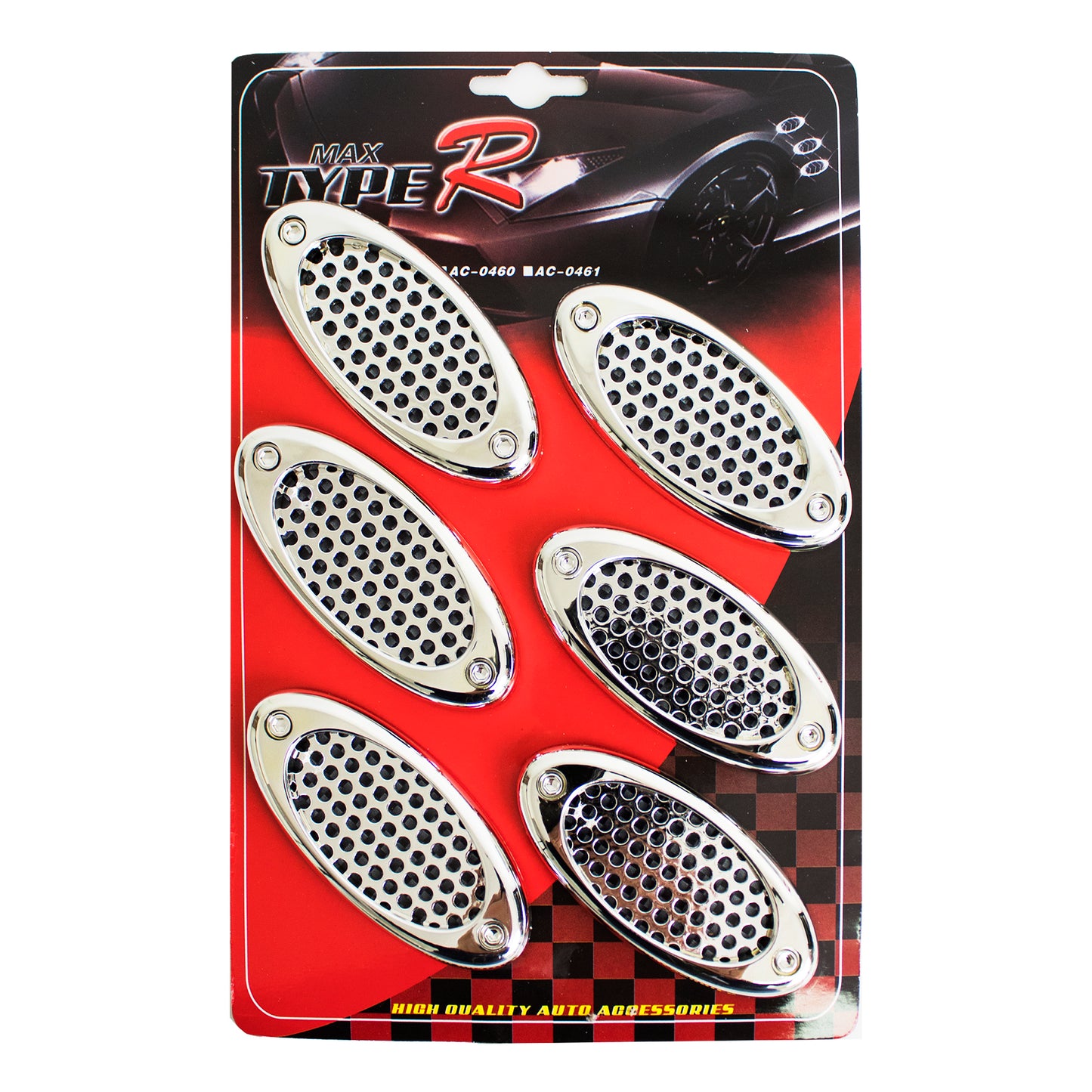 Oval Air Flow (Chrome) 6 pieces image 0