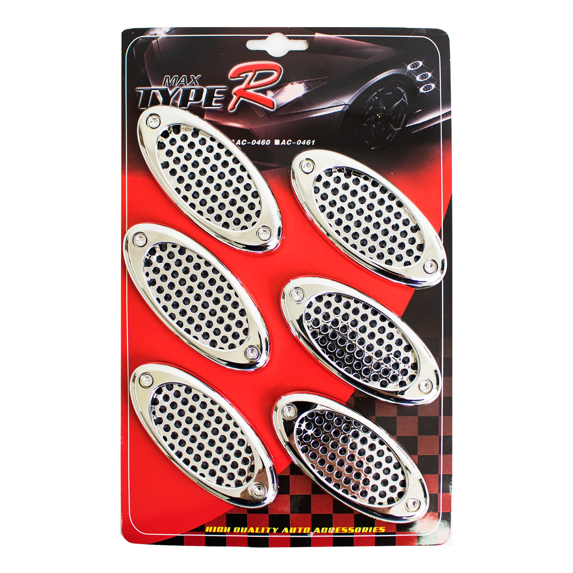 Oval Air Flow (Chrome) 6 pieces image 0