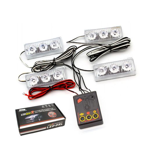 Strober light 4 Led Lamps with Control image 0