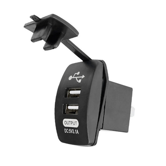 Dual USB Socket Power Outlet Fast image 0