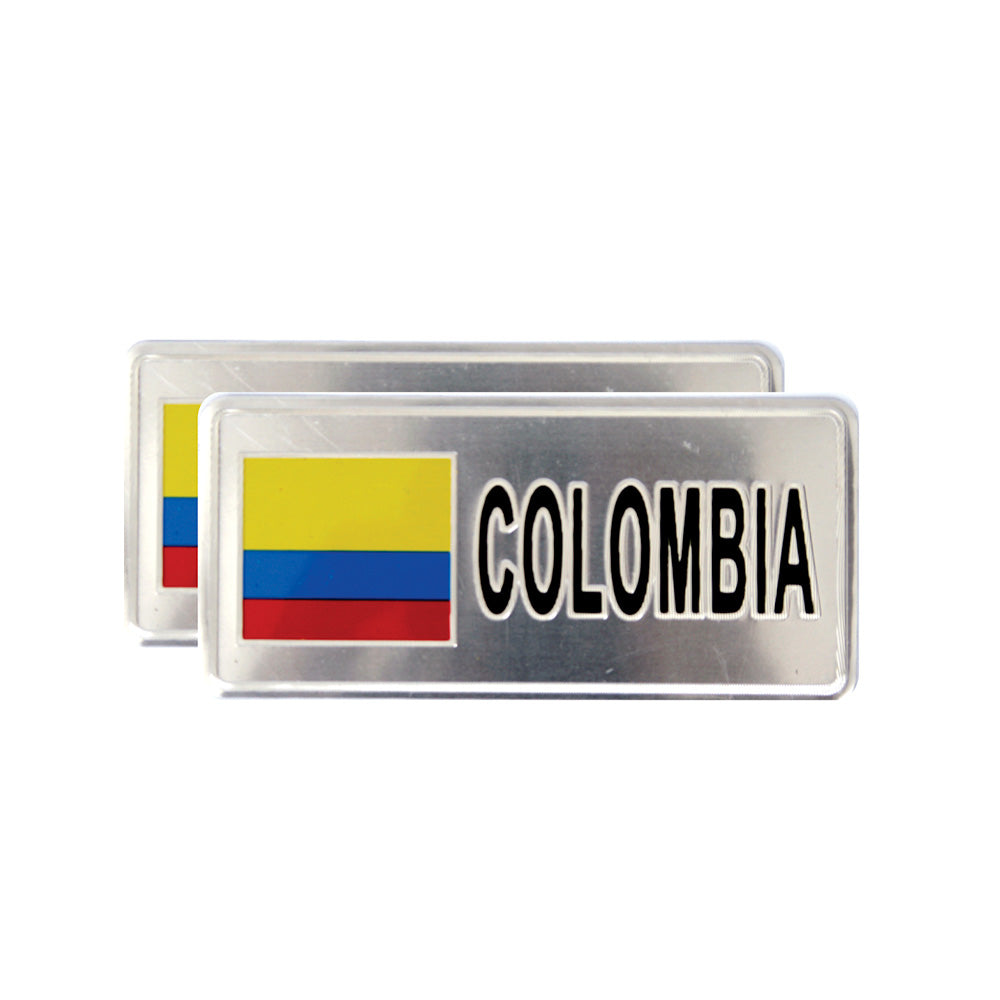 Flag Emblem Colombia 2 pcs image 0