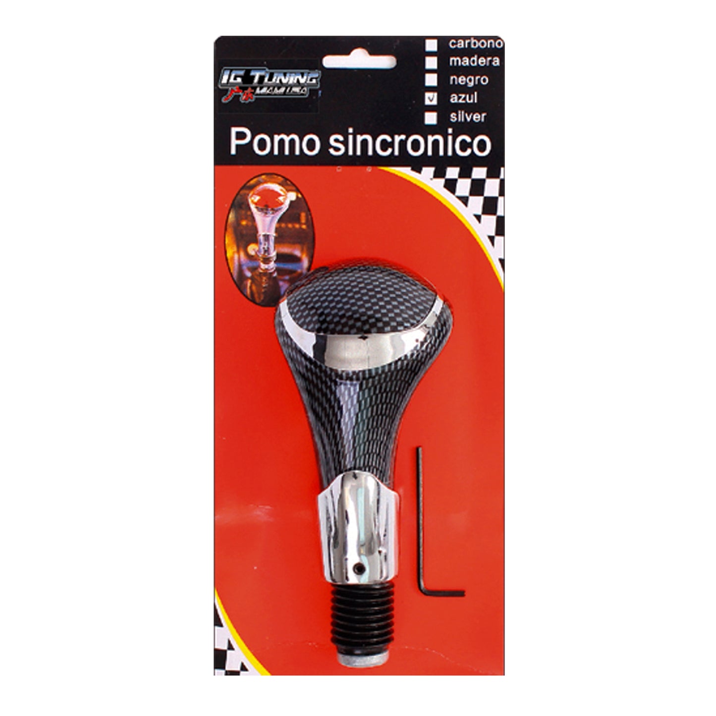 Shift Knob big headed Carbon image 0