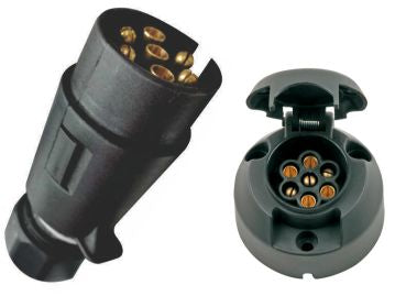 Trailer connector plug Male and female image 0