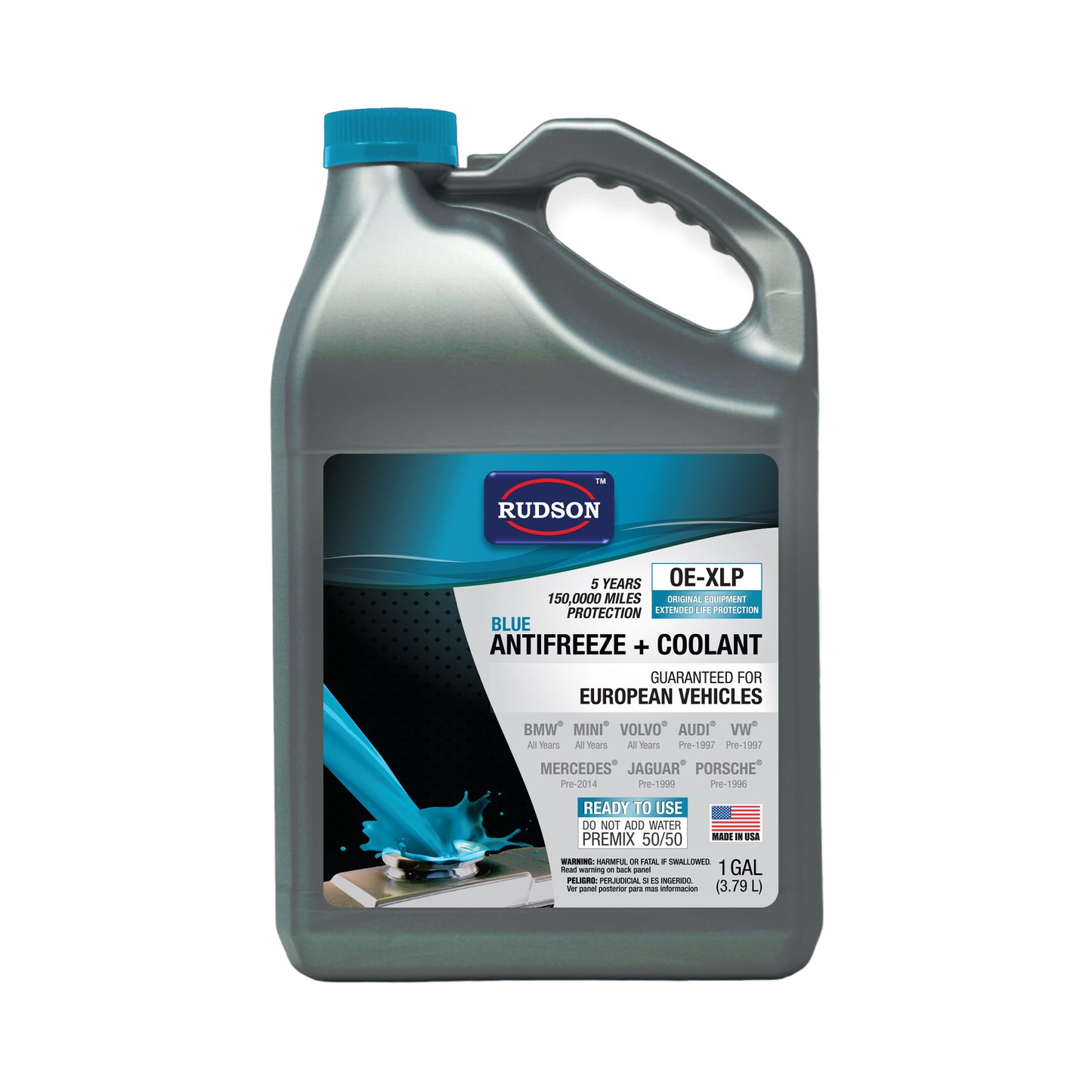 Antifreeze European Coolant  Blue-Green 1 gal 6 pcs image 0