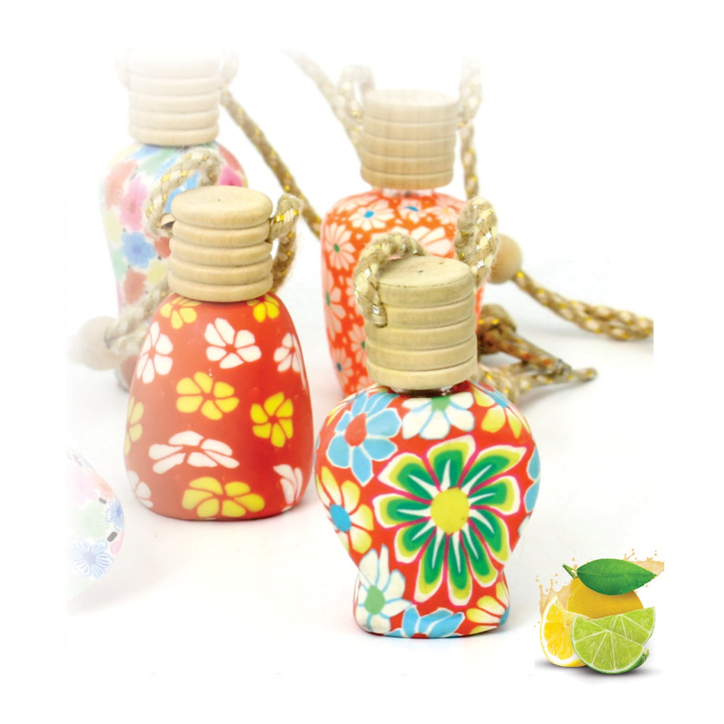 Air Freshener Flower Bottle Orange image 0