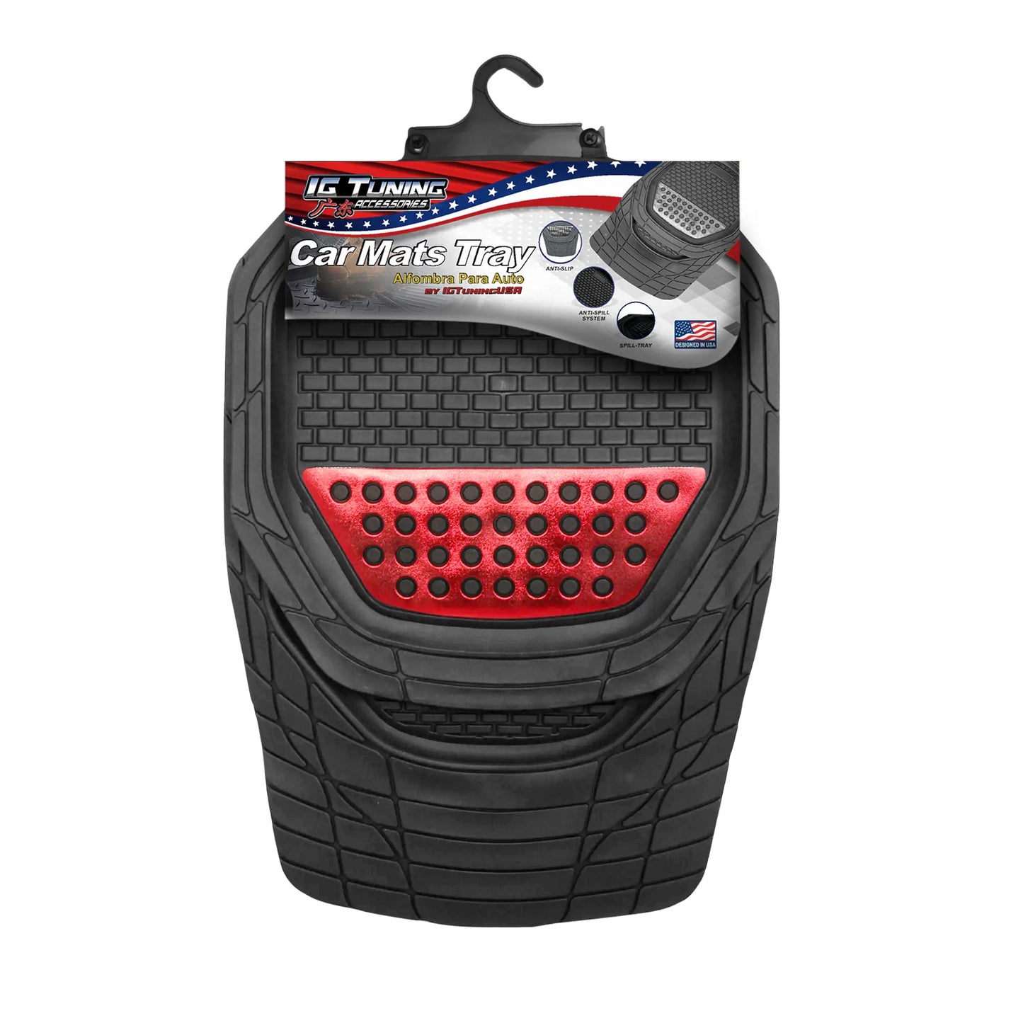 Car Mats Model Xcalibur Black-Red image 0