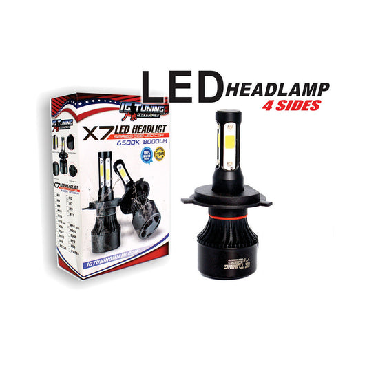 Headlight Led 4 sides Black 880-881 image 0