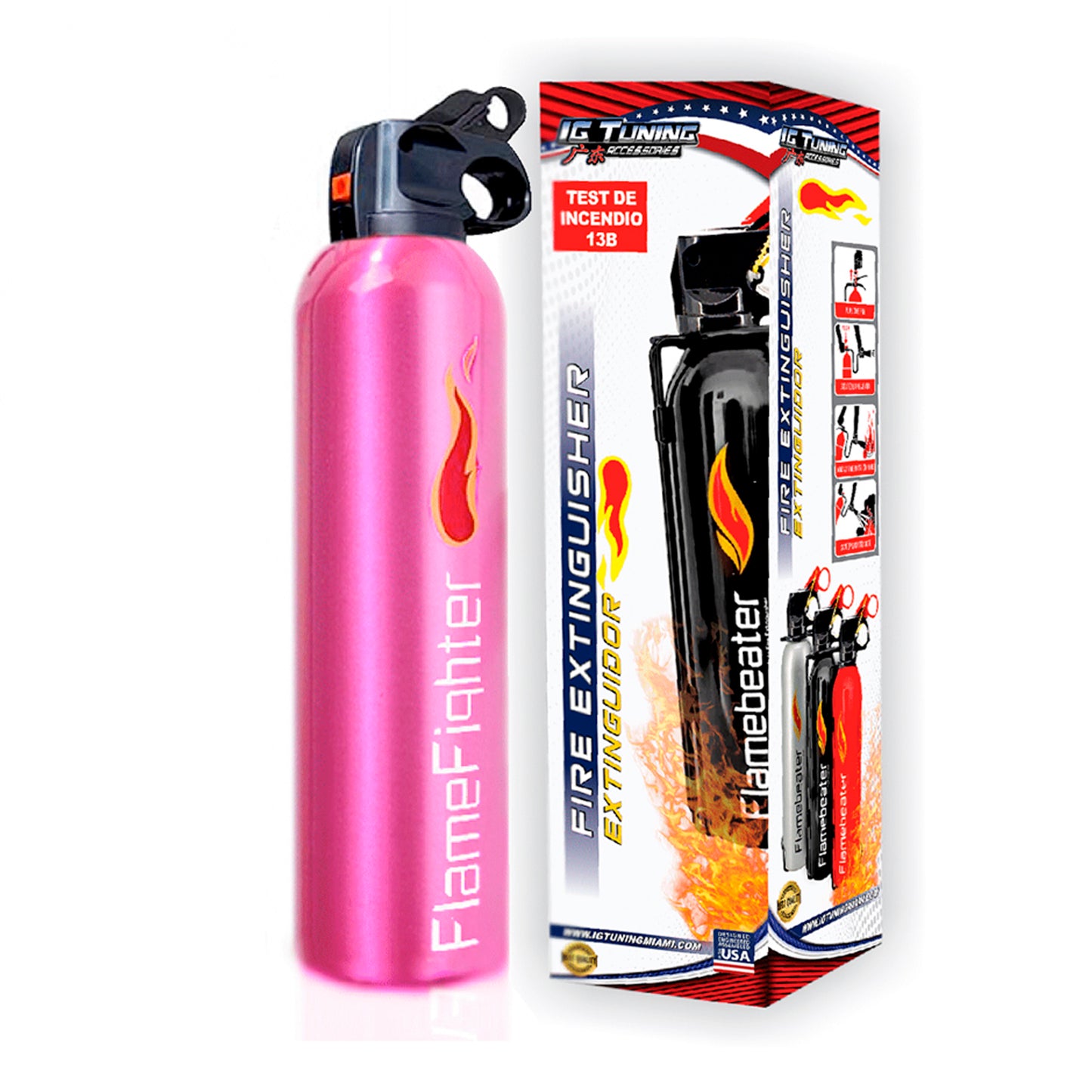 Tuning Fire Extinguisher Pink image 0
