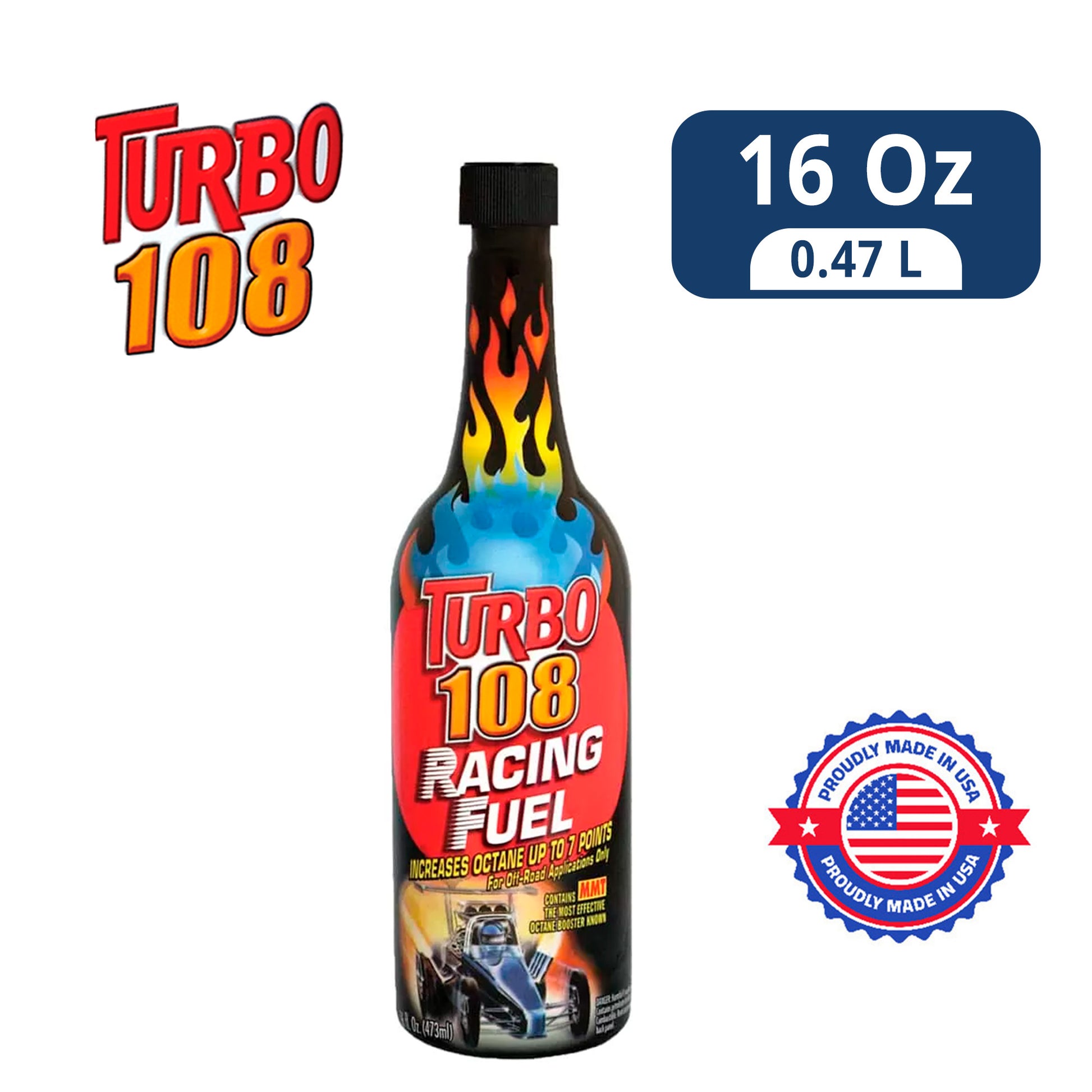 Turbo 108  Racing Octane Fuel16 oz 6 pcs image 1