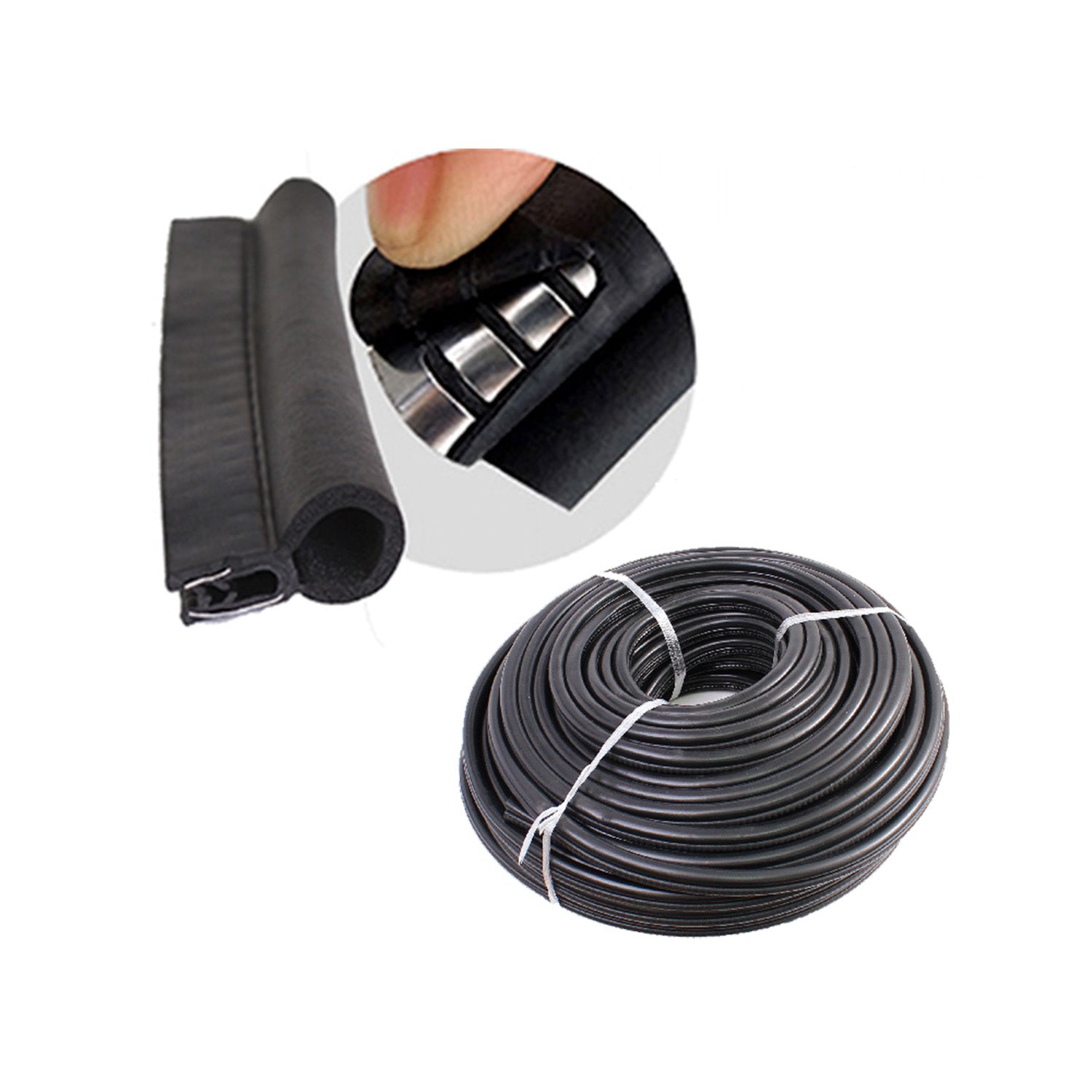 Rubber Door Seal with metal image 0