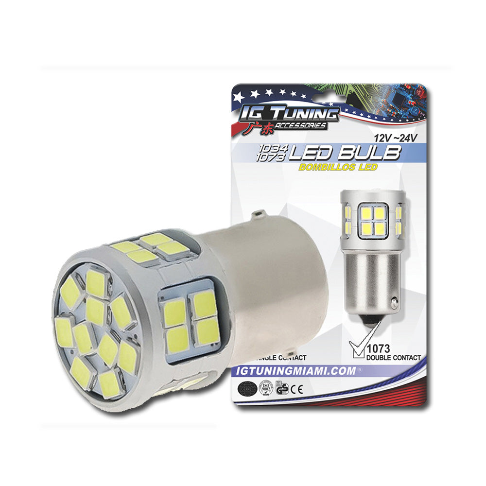 1157 LED Double Contact 30 Leds White image 0