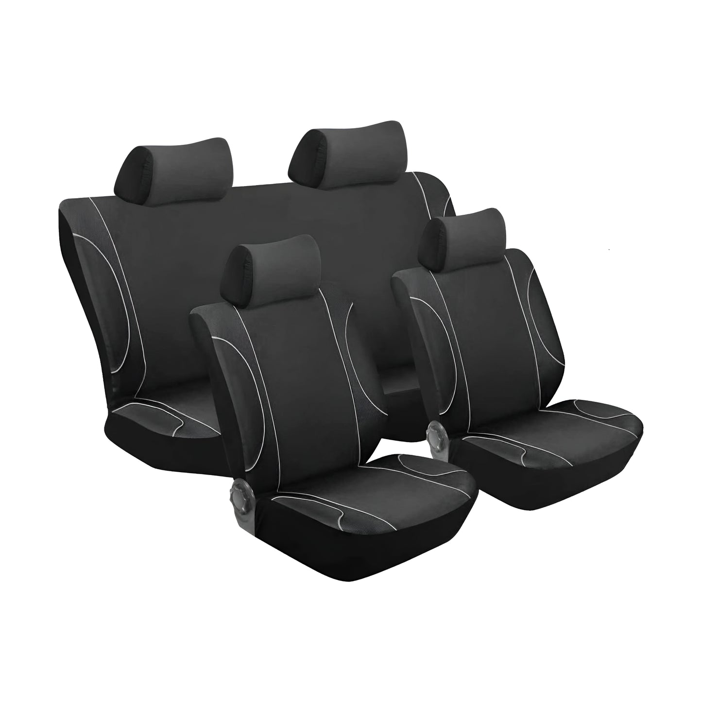 Seat Cover Kit Special Black-Gray image 0