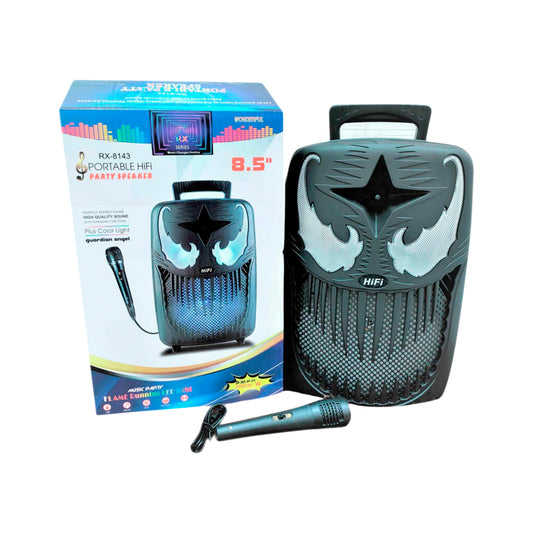 Port Speaker 2000W Angel Mic Bt Tf Usb Fm  Led Aux Remote image 0