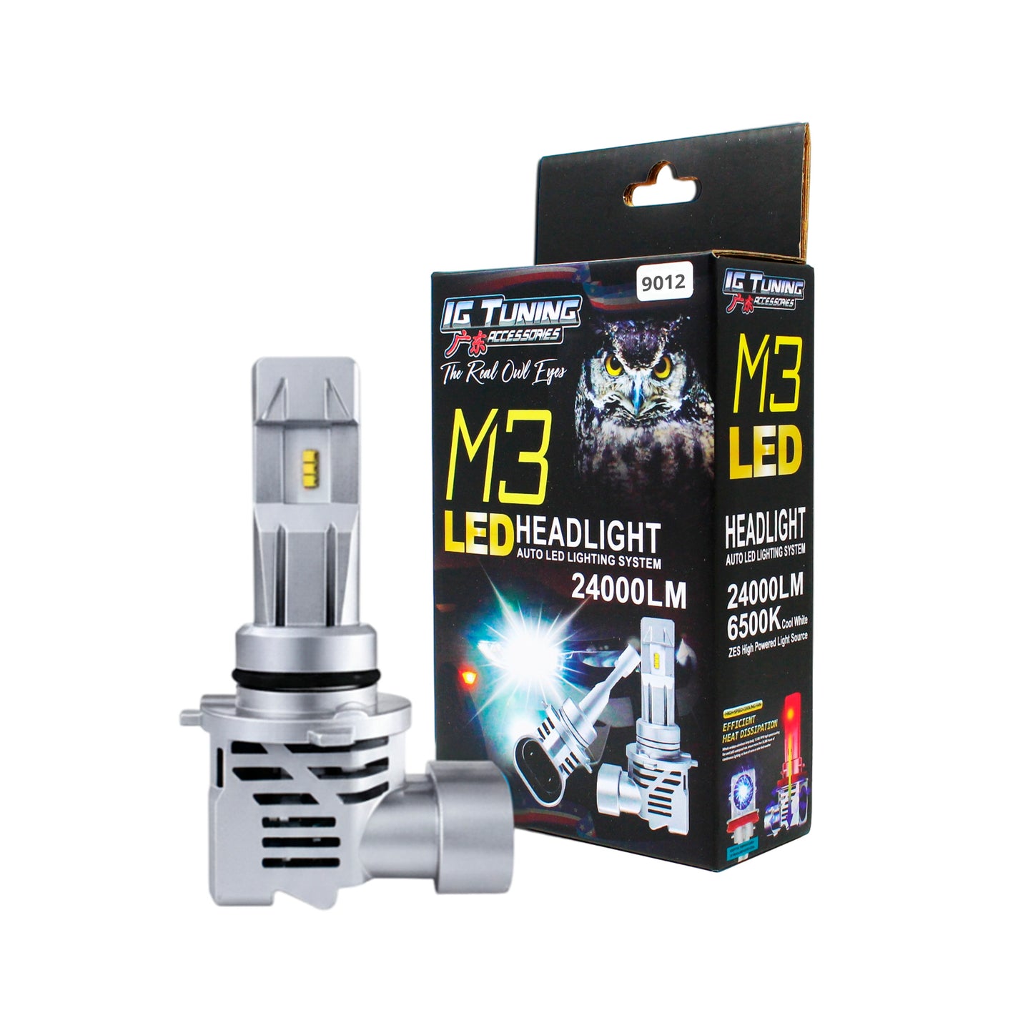 Headlight LED M3 Series 9012 image 0