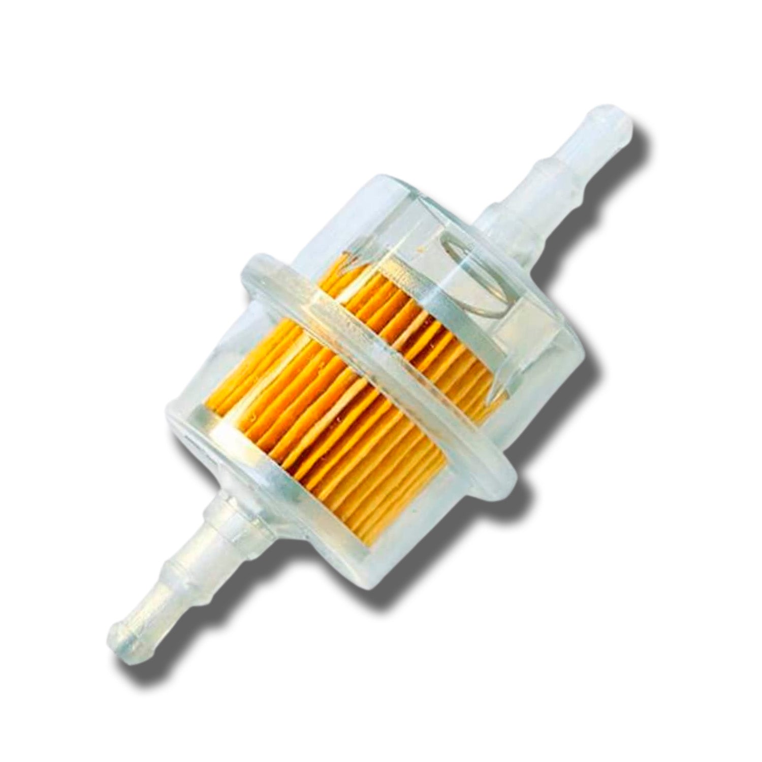 Plastic Fuel Filter in-Out-UP-Down image 0