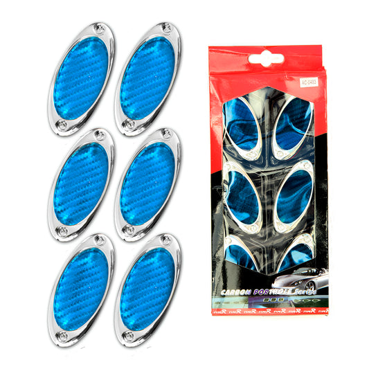 Air Flow 6 Pcs Oval Blue image 0