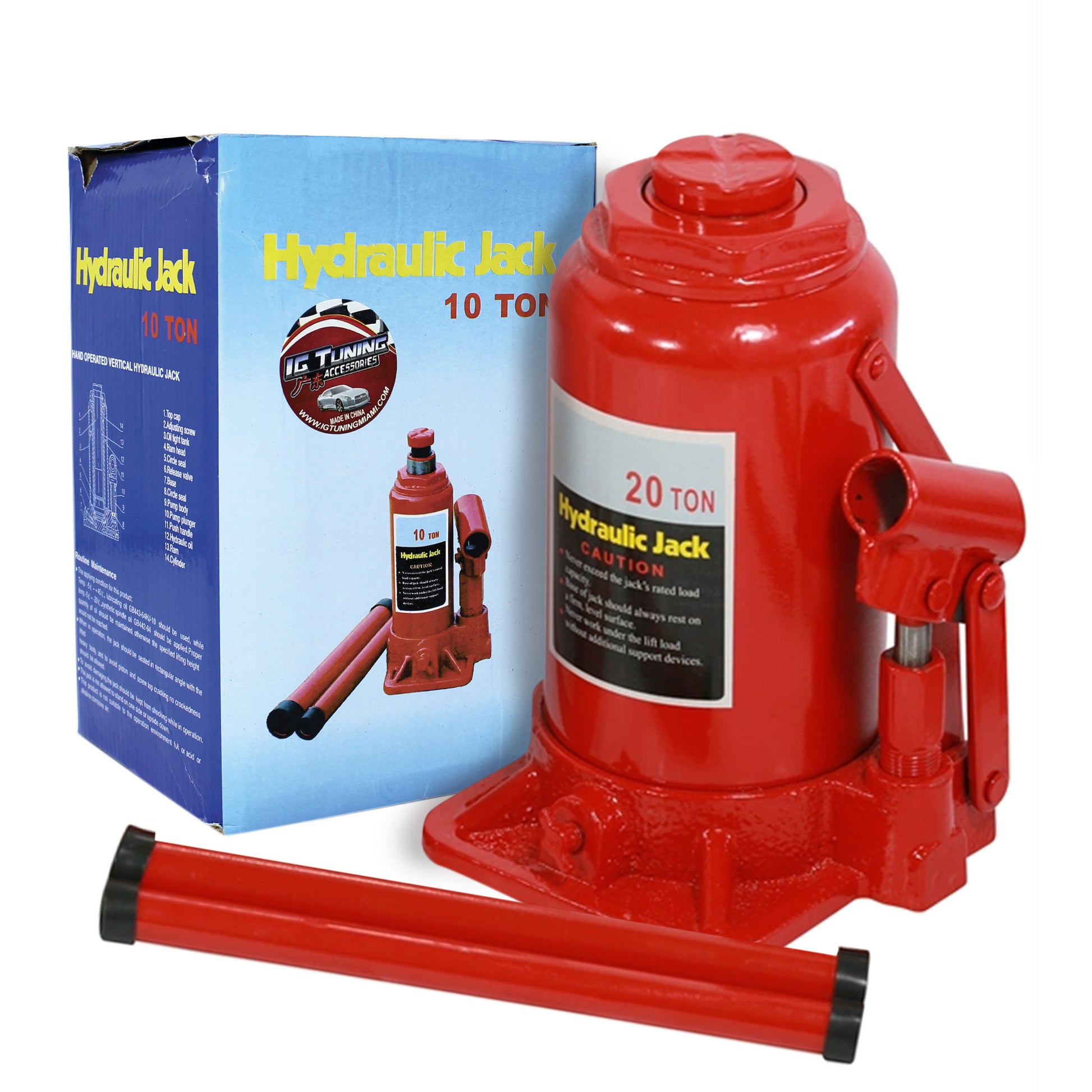 20 Ton Bottle Hydraulic Jack image 0
