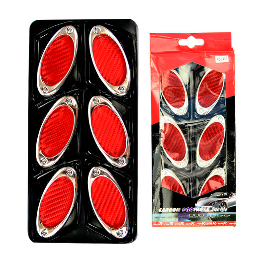 Air Flow 6 Pcs Oval Red image 0