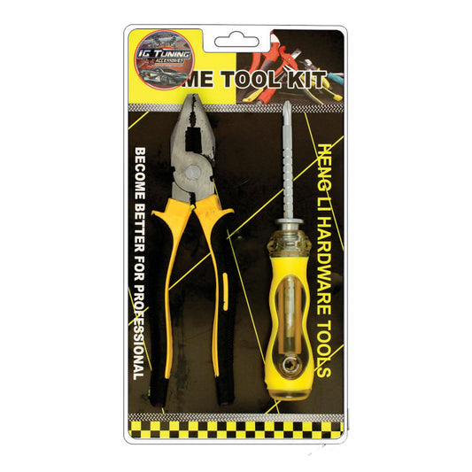 Kit Pliers 8 in and Screwdriver 2 Pcs image 0