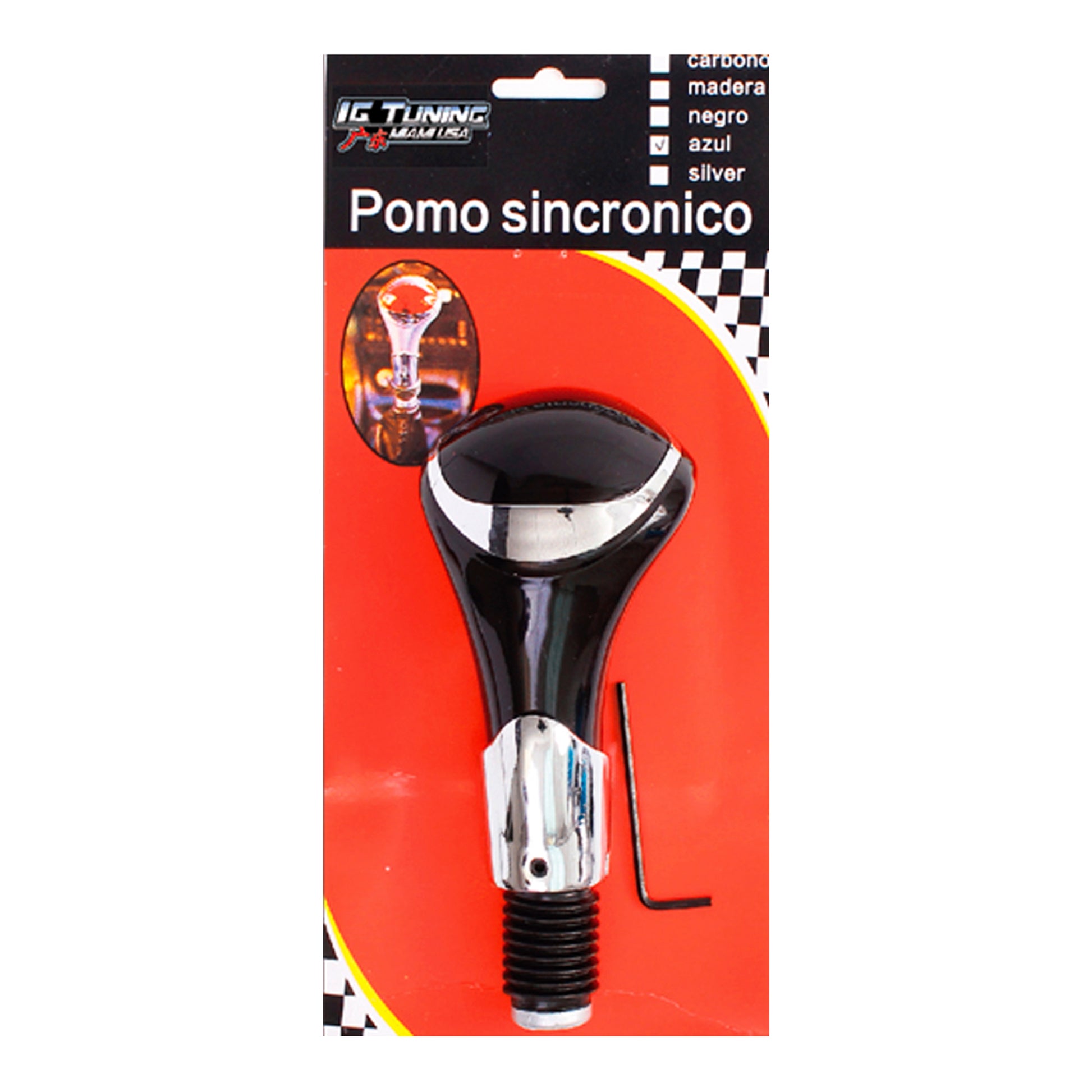 Shift Knob big headed Black image 0