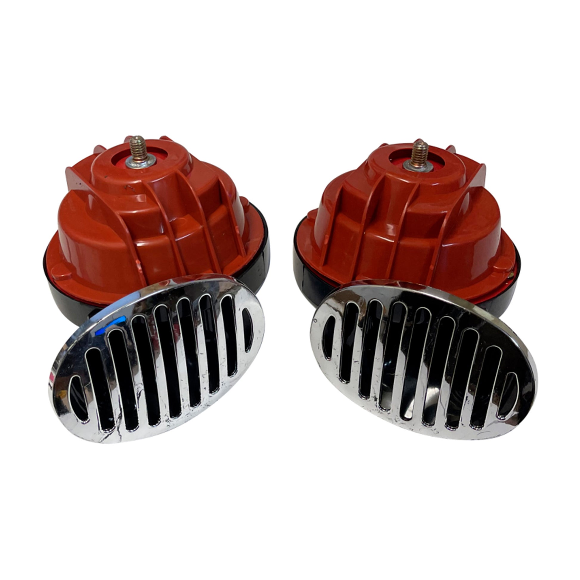 Double Shell Horn W/Relay & Chrome Grill. image 0