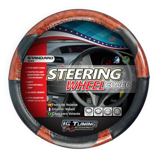 Steering Wheel Cover With Mitsubishi Logo image 0