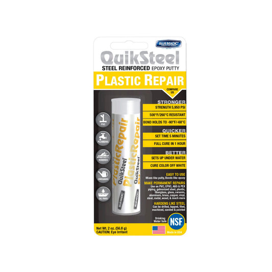Quiksteel Epoxy Putty Plastic 2 oz 48 pcs image 0
