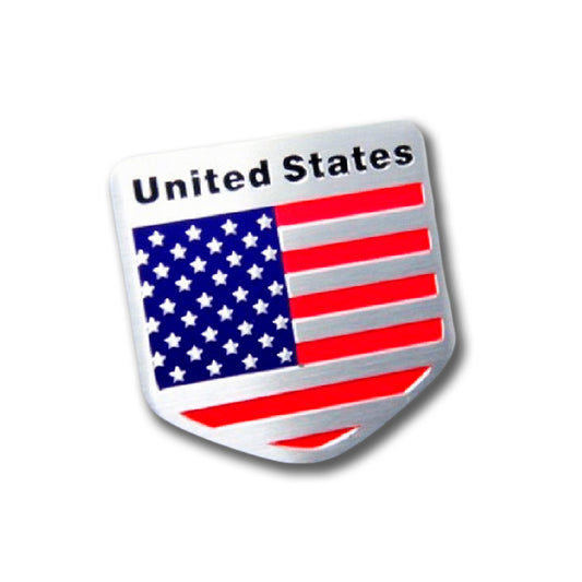 Sticker metal USA Flag image 0
