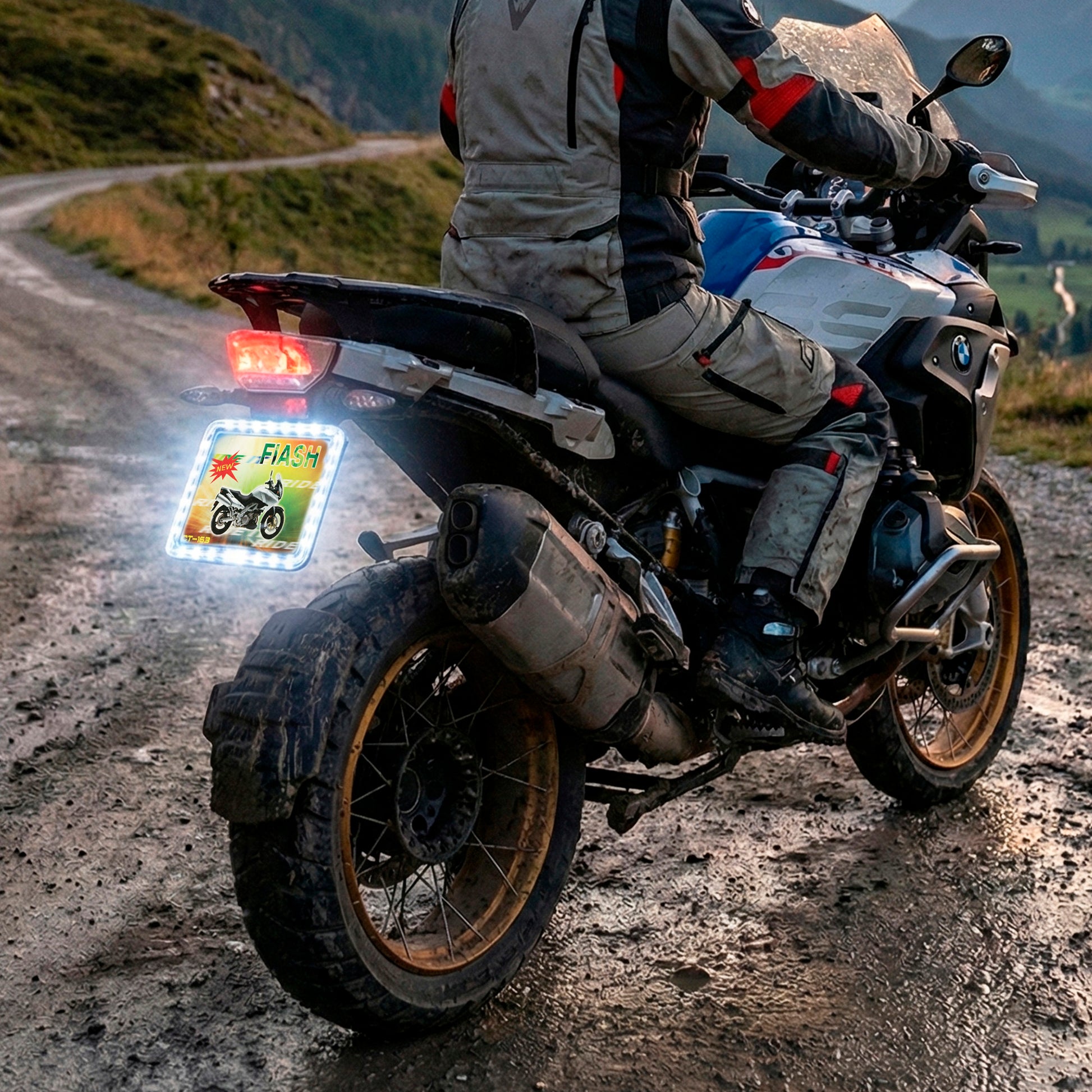20 Led Motorcycle Licence White image 1