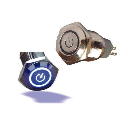 Metal Switch with Blue Light image 0