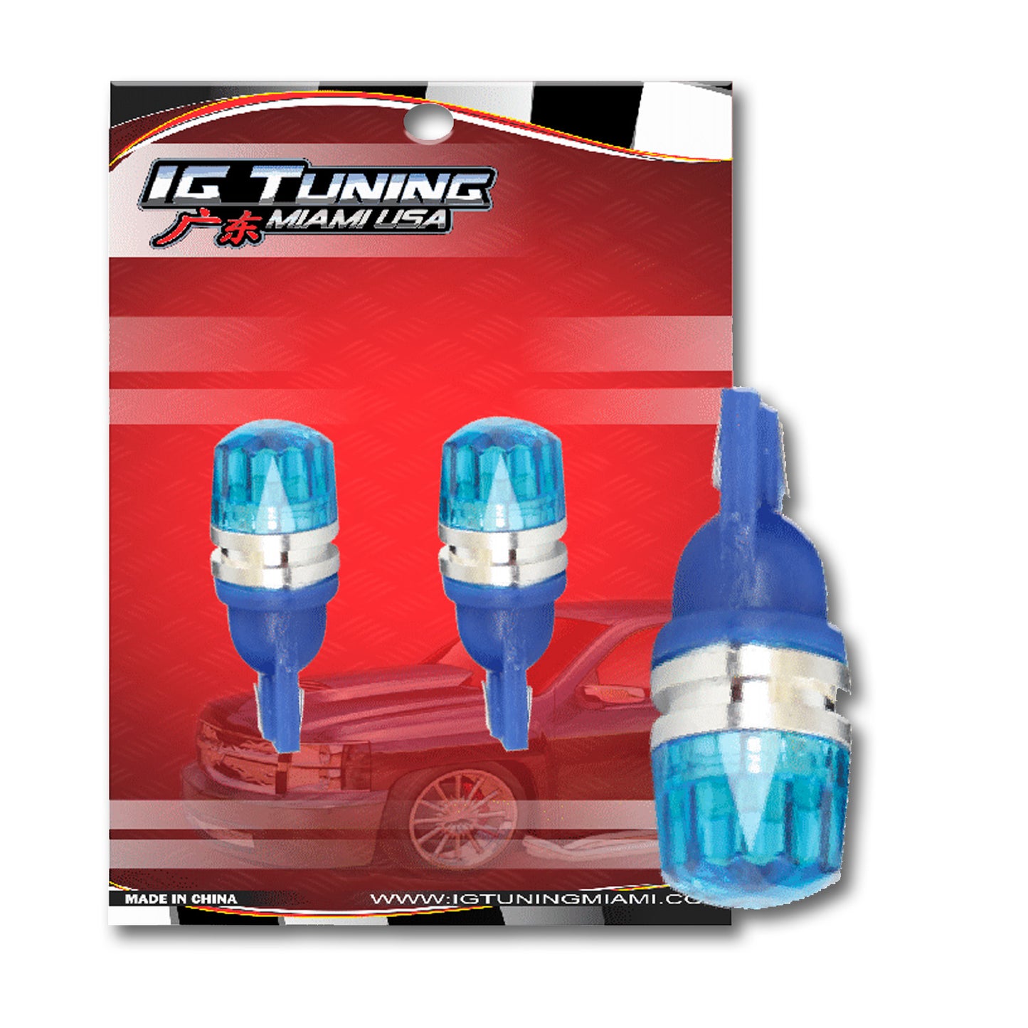 T10 Star Bulb 1  Led (2Pcs)  Blue. image 0