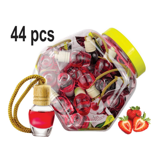 Scented Mini Bottle Jar 44 pcs Strawberry image 0