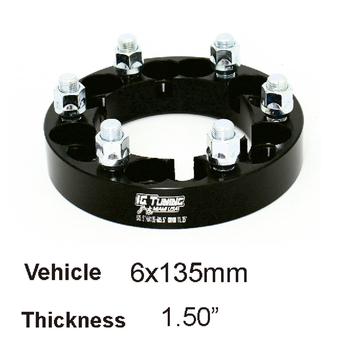 Adapter 6x135 to 6x135mm CB87.1mm T1.5 2pcs image 0
